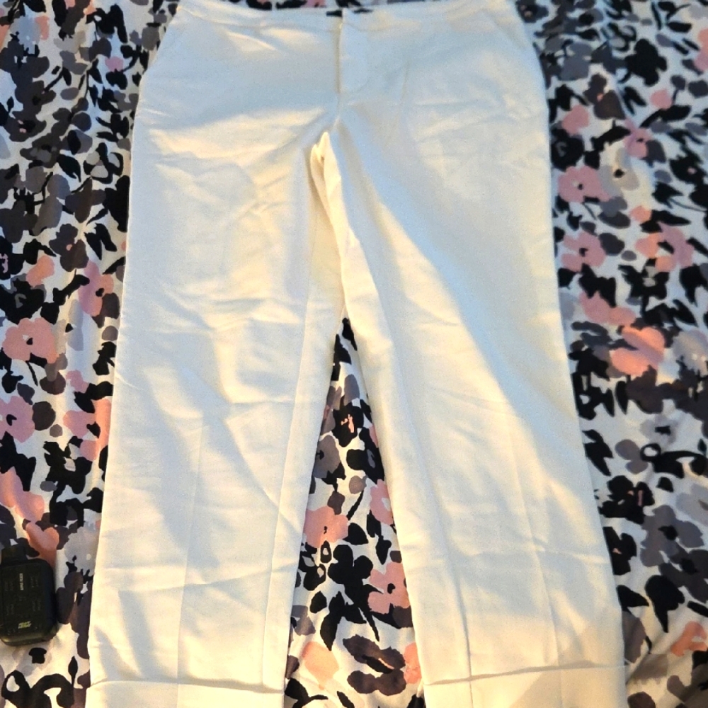 Elegant White Women's Pants